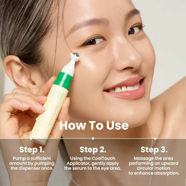 سيروم العيون كولاجين نباتي تجاعيد وانتفاخ وهالات + رأس مساج AXIS-Y Eye Vegan Collagen  – منتجات كورية