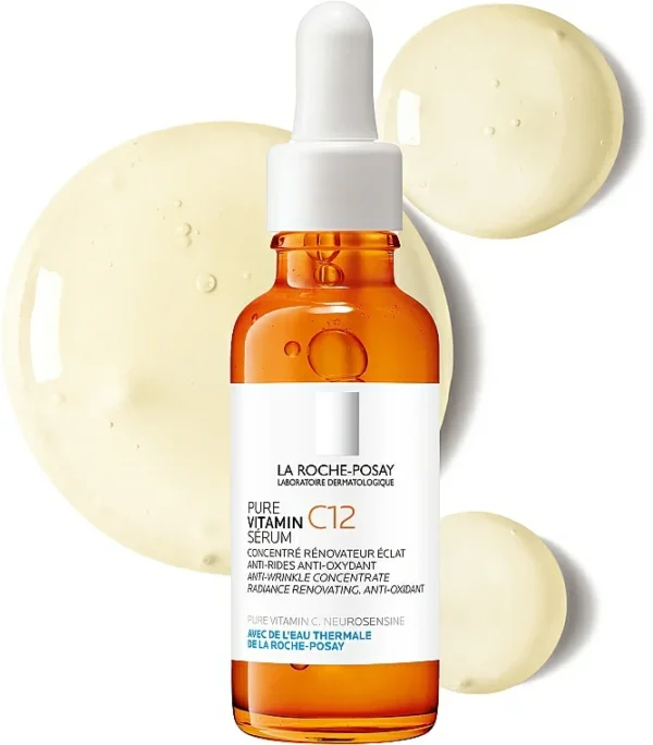 بكج La Roche Posay سيروم فيتامين C بتركيز 12% + واقي شمس UVMUNE 400 للحماية المتقدمة