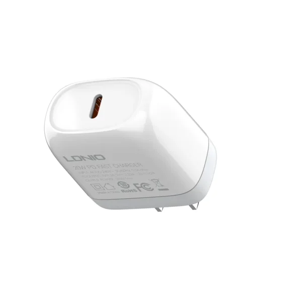 شاحن LDNIO منزلي سريع PD 20W مع منفذ USB