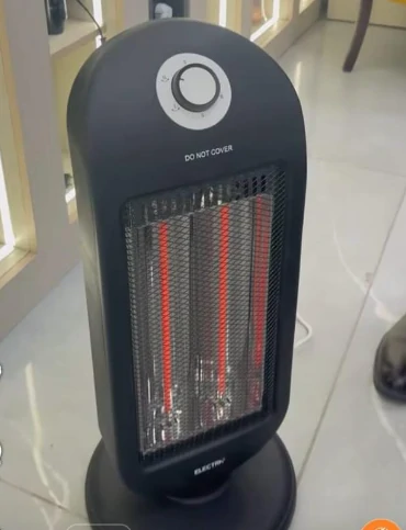 صوبة Electra كهربائية بتقنية ألياف الكربون – تدفئة سريعة وآمنة بقدرة 1000 واط شعلتين