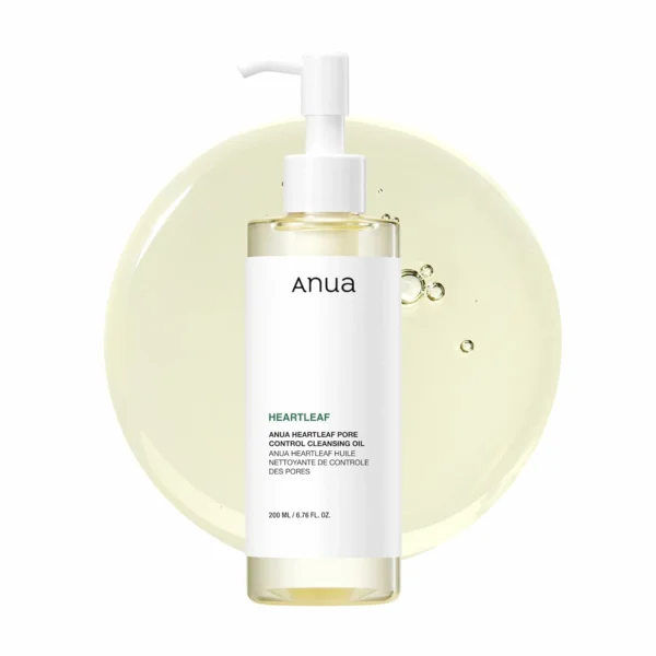 غسول زيتي للمسام والرؤوس السوداء ANUA Heartleaf Pore Control Cleansing Oil  – منتجات كورية