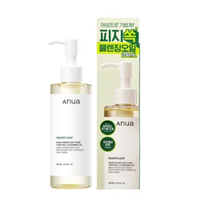 غسول زيتي للمسام والرؤوس السوداء ANUA Heartleaf Pore Control Cleansing Oil  – منتجات كورية