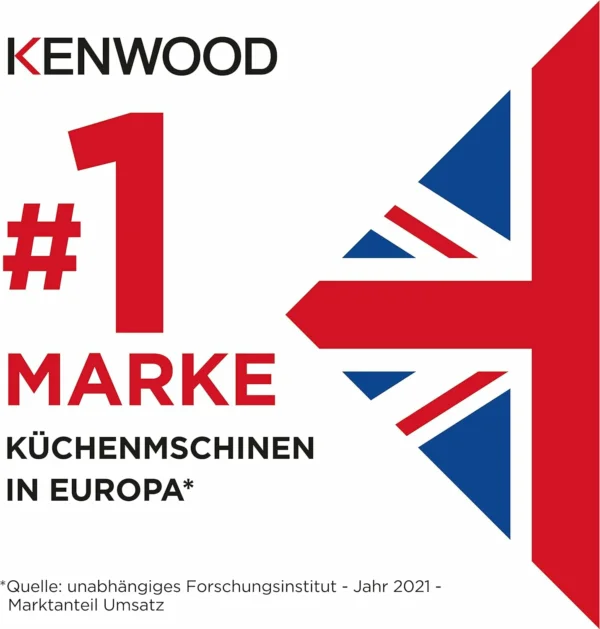 فرامة طعام Kenwood Easy Chop بسعة وعائين بسعة 0.5 لتر