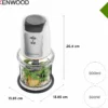 فرامة طعام Kenwood Easy Chop بسعة وعائين بسعة 0.5 لتر