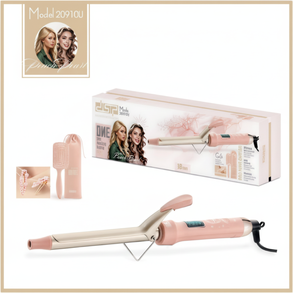 فير DSP بقطر 19 مم لتجعيد شعر مثالي بلمسة احترافية