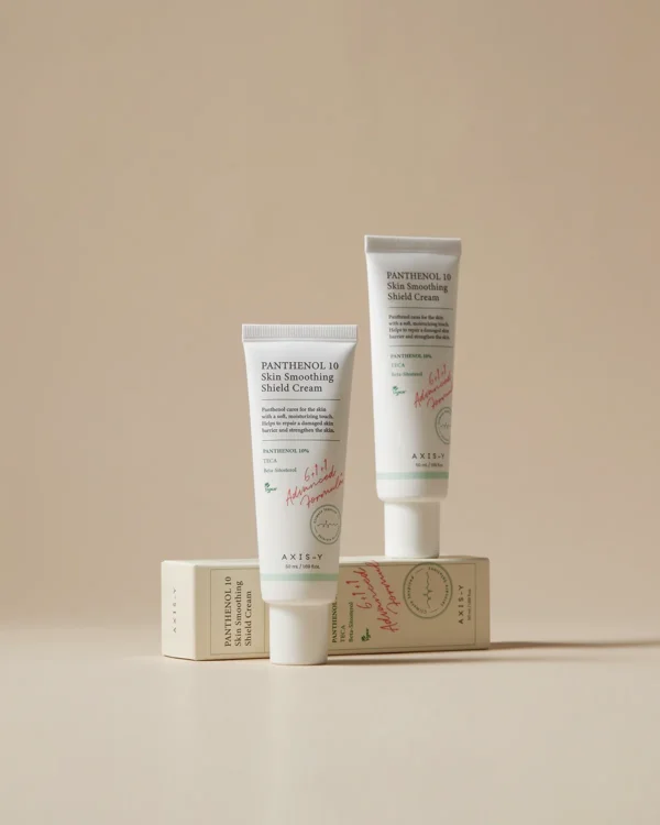 كريم البانثينول مرطب مرمم للبشرة AXIS-Y Panthenol 10 Skin Smoothing Shield – منتجات كورية