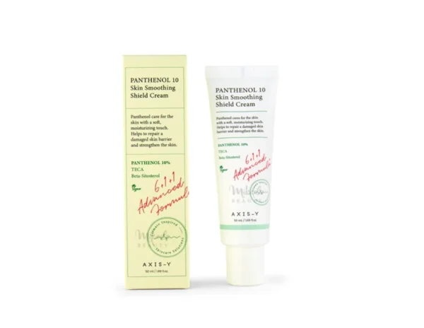 كريم البانثينول مرطب مرمم للبشرة AXIS-Y Panthenol 10 Skin Smoothing Shield – منتجات كورية