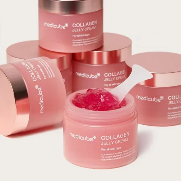 كريم Collagen Jelly Cream لإشراقة الزجاج الكوري وترطيب عميق (1) كريم كولاجين جيلي لبشرة مشدودة Medicube COLLAGEN JELLY CREAM - منتجات كورية