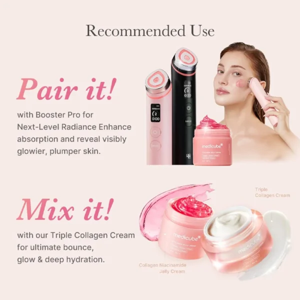 كريم Collagen Jelly Cream لإشراقة الزجاج الكوري وترطيب عميق (4) كريم كولاجين جيلي لبشرة مشدودة Medicube COLLAGEN JELLY CREAM - منتجات كورية