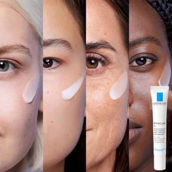 بكج La Roche-Posay Effaclar للبشرة الدهنية والحبوب والرؤوس السوداء (Purifying Gel + Effaclar K+)