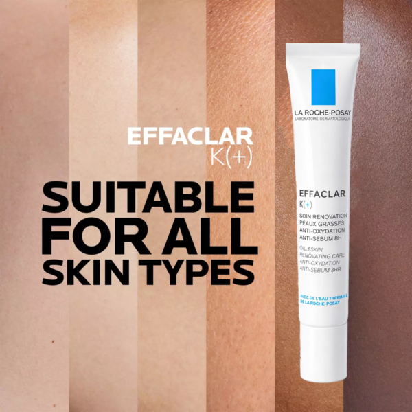 بكج La Roche-Posay Effaclar للبشرة الدهنية والحبوب والرؤوس السوداء (Purifying Gel + Effaclar K+)