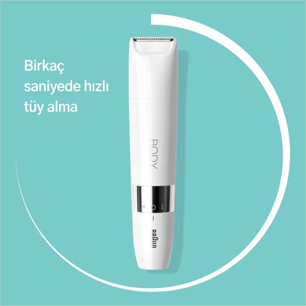 ماكينة ازالة الشعر Braun Body Mini Trimmer  لرجال و النساء في اي وقت و أي مكان