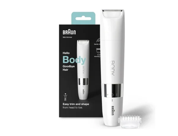 ماكينة ازالة الشعر Braun Body Mini Trimmer  لرجال و النساء في اي وقت و أي مكان