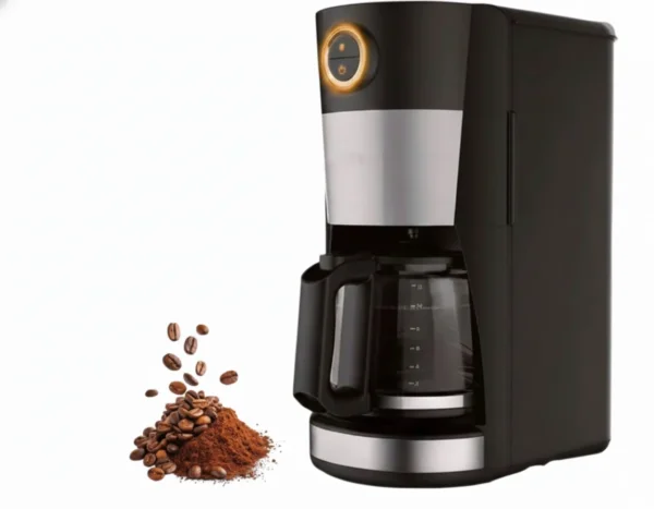 ماكينة قهوة الأمريكية Sayona مع مطحنة سعة 12 كوب فلتر نايلون دائم قابل للغسل