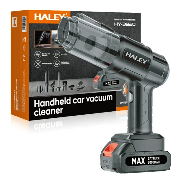 مكنسة و منفاخ هواء محمول 120 واط لتنظيف السيارة والمنزل (3) مكنسة و منفاخ هواء محمول 120 واط لتنظيف السيارة والمنزل