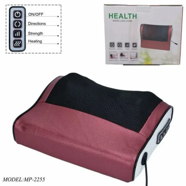 وسادة تدليك الرقبة والظهر – استرخاء عميق وتجربة سبا داخل منزلك