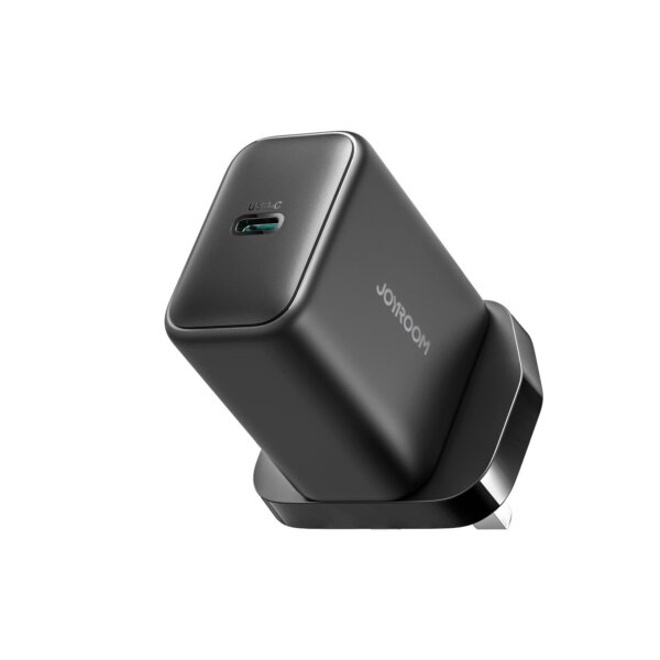 شاحن USB-C سريع جداً بقدرة 45 واط من نوع GaN – JR-TCG13 أسود