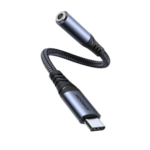 محول صوتي SY-C01 من نوع USB-C إلى 3.5mm – أسود