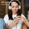كابل AUX صوتي بنظام Audio-Transfer Series SY-A08 - طول 1.2 متر - لون أسود