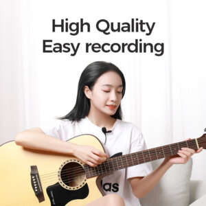 ميكروفون JR-LM1 لافالييه بطول كابل 2 متر - أسود