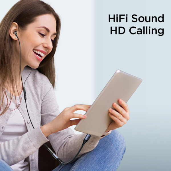 محول صوتي SY-C01 من نوع USB-C إلى 3.5mm – أسود