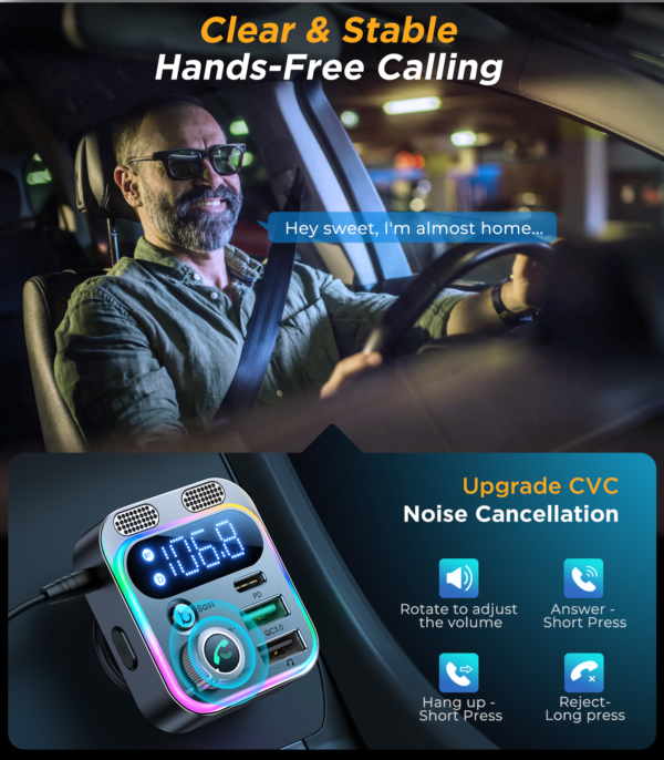 4_becd42bb-4a2a-4a43-9488-2d43624e7fb5_1800x1800.png JOYROOM JR-CL16 48W Car Wireless FM Transmitter Bluetooth Car Charger Black