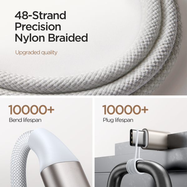 S-IW011 iP Watch Magnetic Charging Cable (USB-C) 1.2m – White