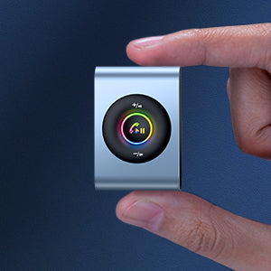 محول سيارة لاسلكي JR-CB1 بلوتوث 5.3 رمادي غامق