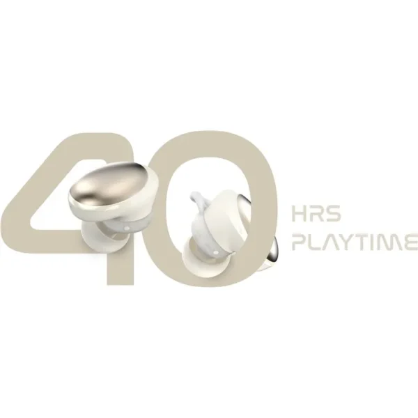 سماعات FUSION TWS مع إلغاء الضوضاء النشط – أسود وChampagne