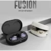 سماعات FUSION TWS مع إلغاء الضوضاء النشط – أسود وChampagne