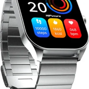 ساعة HiFuture FutureFit APEX الذكية – AMOLED 2.04 بوصة