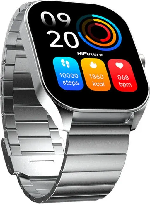 ساعة HiFuture FutureFit APEX الذكية – AMOLED 2.04 بوصة