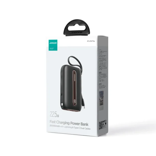 باور بانك JR-L012 Plus 20000mAh شحن سريع 22.5 واط – متعدد الألوان
