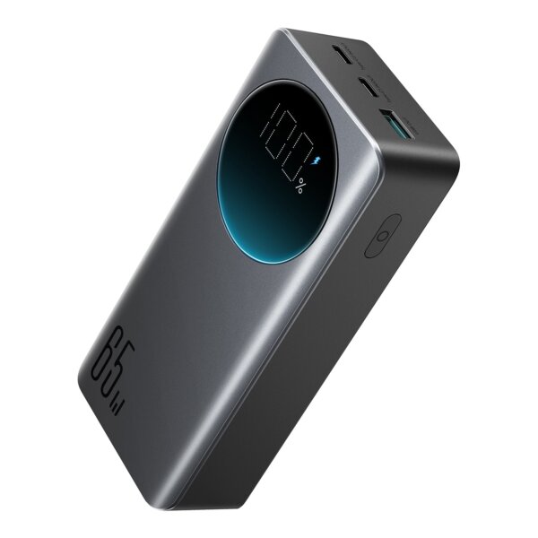 شاحن بورتابل 30W بقوة 30000mAh مع كابل USB إلى Type-C - أسود