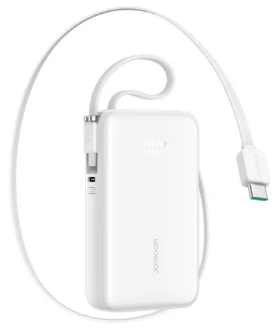 JR-PR2 باور بانك 10000mAh شحن سريع 35W مع كابل مدمج