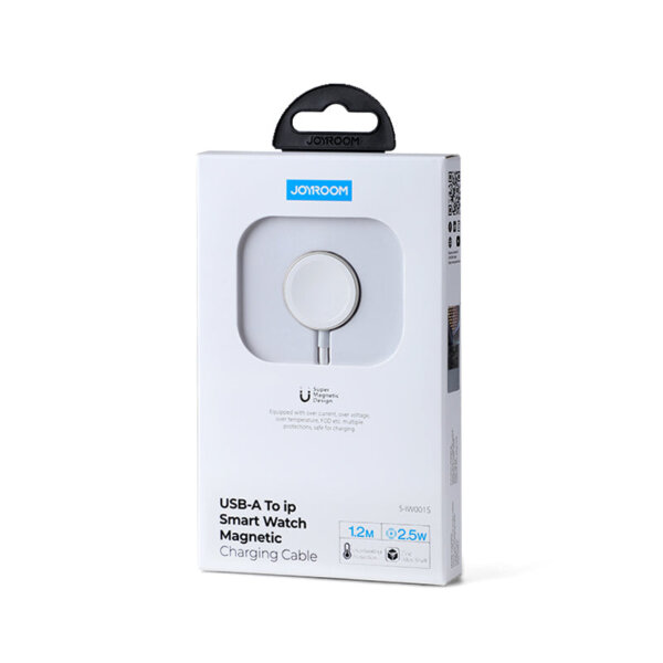 شاحن آبل واتش S-IW001S مغناطيسي بطول 1.2 متر أبيض