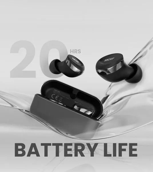 سماعات YACHT TWS – أسود، أسود ذهبي، وRose Gold