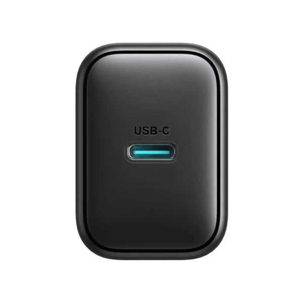شاحن JR-TCF23 سريع 25 واط بموصل USB-C - أسود
