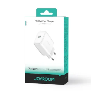 شاحن سريع PD 30W من iJoyRoom موديل JR-TCF24 - أبيض (EU)