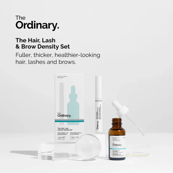 بكج Multi-Peptide انبات الشعر وكثافته والرموش والحواجب – The Ordinary Hair, Lash & Brow Density Set