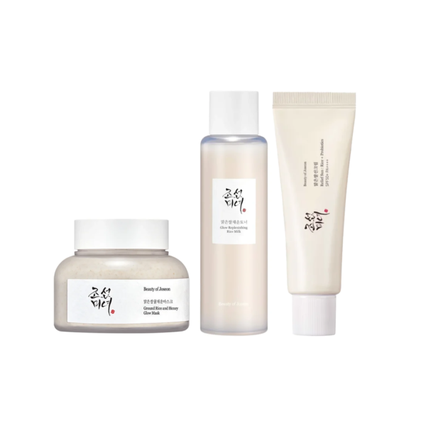بكج الأرز للتفتيح والترطيب العميق Beauty of Joseon Rice Glow & Protection Set – منتجات كورية بكج الأرز للتفتيح والترطيب العميق Beauty of Joseon Rice Glow & Protection Set – منتجات كورية