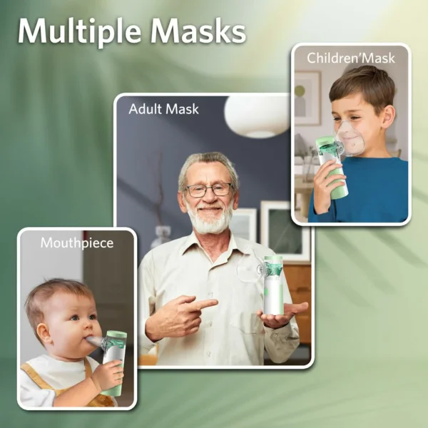 تبخيرة محمولة وهادئة لعلاج الجهاز التنفسي للأطفال و الكبار