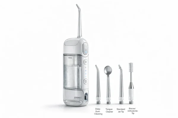 جهاز تنظيف الاسنان المحمول Strong Pulse تنظيف عميق وفعّال 5 رؤوس (10) جهاز تنظيف الاسنان المحمول Strong Pulse تنظيف عميق وفعّال 5 رؤوس