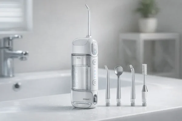 جهاز تنظيف الاسنان المحمول Strong Pulse تنظيف عميق وفعّال 5 رؤوس (9) جهاز تنظيف الاسنان المحمول Strong Pulse تنظيف عميق وفعّال 5 رؤوس