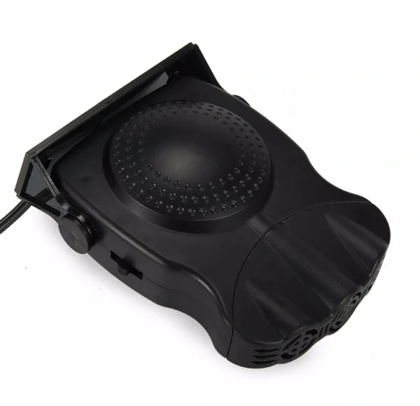 جهاز محمول لإزالة الضباب والجليد سخان و مروحة هواء للسيارة 2 في 1 – 12 فولت