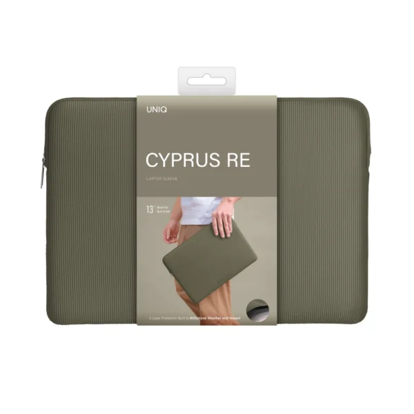 حافظة لابتوب UNIQ Cyprus Ridge Edition مقاومة للماء من النيوبرين