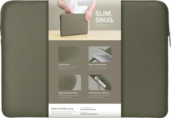 حافظة لابتوب UNIQ Cyprus Ridge Edition مقاومة للماء من النيوبرين