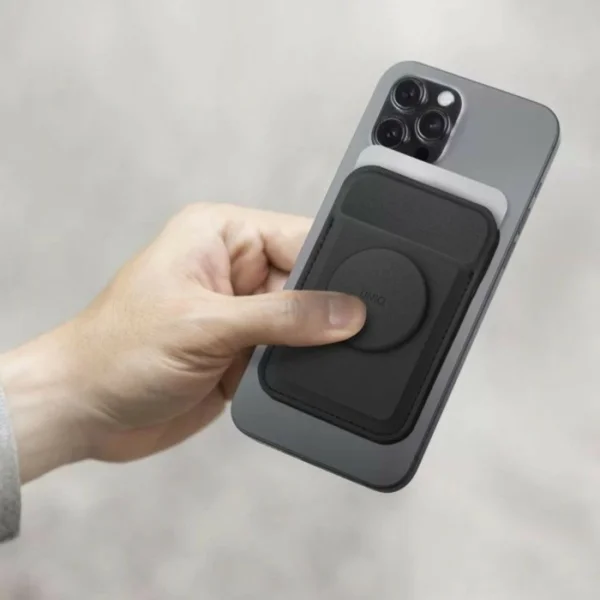 حامل بطاقات مغناطيسي UNIQ Flixa مع قبضة وحامل Pop-Out مدمج