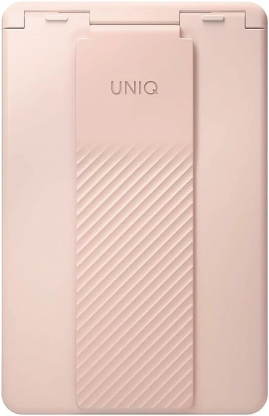 حامل بطاقات مغناطيسي UNIQ Heldro ID مع شريط قبضة وحامل مدمج