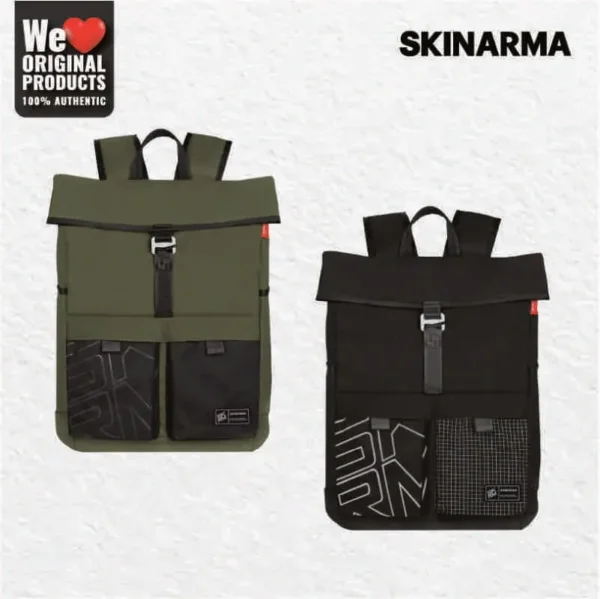 حقيبة ظهر Skinarma Jager نايلون Ripstop مع تصميم Roll-Top